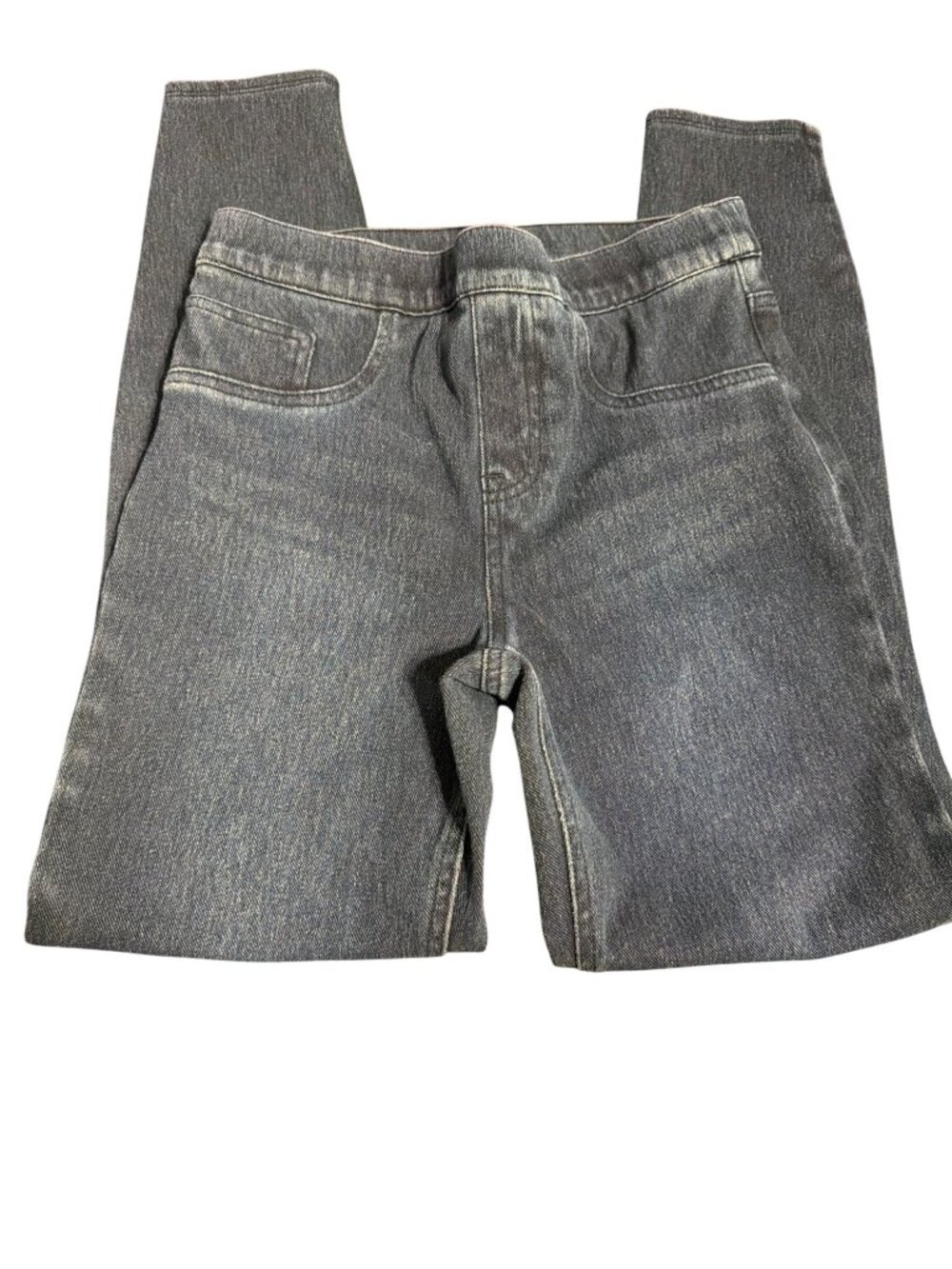 Spanx Pull On Blue Denim Jeans Skinny Leggings Jeggings Flattering Size Small
